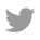 Grey Twitter Icon